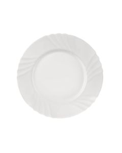 Dez.talíř Orion Luna, vlnky, bílá, pr.20 cm, 1 ks