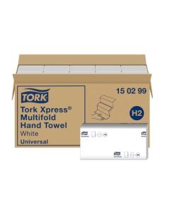 Skládané papírové ručníky Tork  2vrstvé, bílé,4740