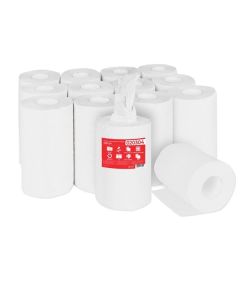 Papírové ručníky v roli PrimaSOFT- 2vrstvé,12 rolí