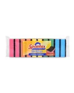 Houbičky na nádobí Spontex - Colours, 10 ks