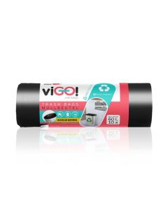 Pytle na odpad viGO! – 60 l, 28 mic, 10 ks, černé