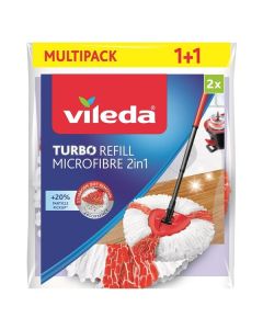Náhrada k mopu Vileda - TURBO microfibre 2v1, 2 ks