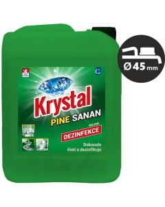 Gelová dezinfekce Krystal - pine sanan, 5 l