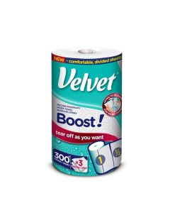 Kuchyňské utěrky Velvet Boost - 3vrstvé, 1 role