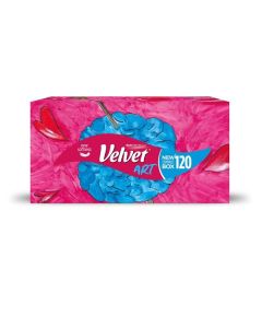 Papírové kapesníčky Velvet - 3vrstvé, 120 ks