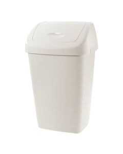 Odpadkový koš Tontarelli Aurora -s víkem,bílý,25 l