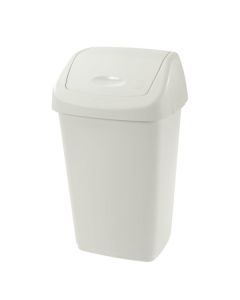 Odpadkový koš Tontarelli Aurora -s víkem,bílý,15 l
