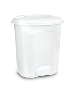 Odpadkový koš - nášlapný, bílý, 21 l