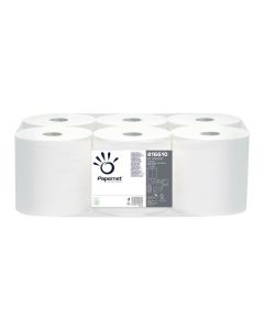 Papír.ručníky v roli Papernet-1vrstvé, bílé, 6rolí