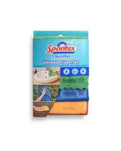 Mikroutěrka Spontex Ultimate - 30 x 30 cm, 3 ks