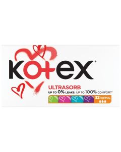 Tampony Kotex Ultra Sorb - normal, 32 ks