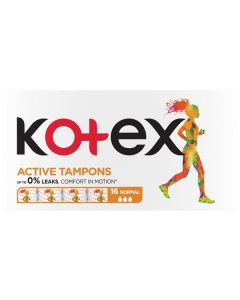 Tampony Kotex Active - normal, 16 ks