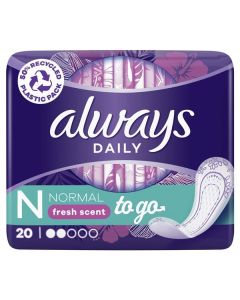 Dámské vložky Always-intimky To Go Normal Deo,20ks