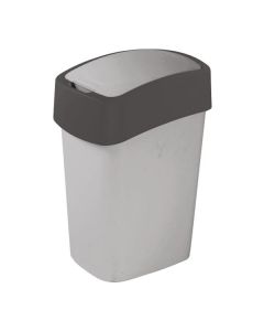 Odpadkový koš Curver Flipbin - 9 l, šedý