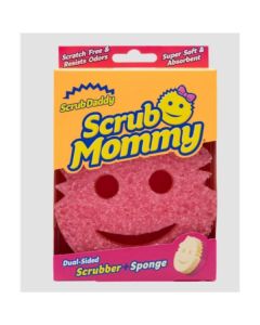 Houbička na nádobí Scrub Mommy Single - růžová