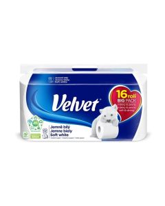 Toaletní papír Velvet - 3vrstvý, 16 rolí