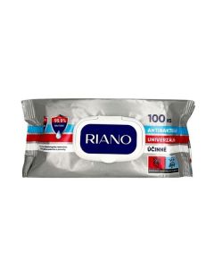 Antibakteriální vlhčené ubrousky RIANO, 100 ks