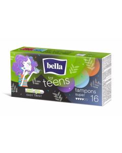 Tampony Bella for Teens - Super, 16 ks