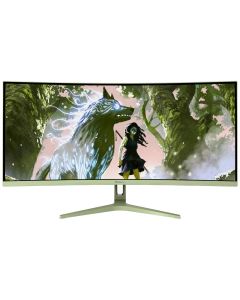 AROZZI NOVA herní monitor 34" 34T2K165 Forest Green/ LED/ 3440x1440/ 165Hz/ VA/ 4000:1/ 1ms/ 2xHDMI/ 2xDP/ mech. zelený