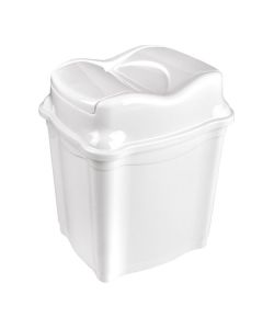 Odpadkový koš Orion Whirpool - výklopný, 16 l,bílý