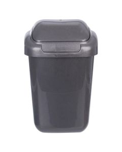 Odpadkový koš Orion - výklopný, 50 l, antracit