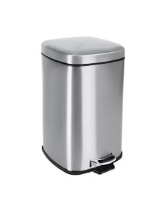 Odpadkový koš Orion - hranatý, 20 l, nerez