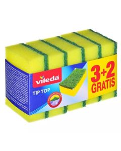 Houbičky na nádobí Vileda Tip Top - 3+2 ks
