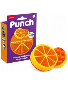 Houbička na nádobí Vileda Punch - orange, 1 ks