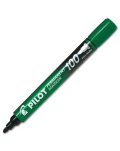 Permanentní popisovač Pilot 100, kulatý, zelený