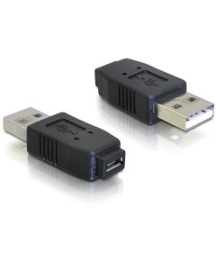 Delock redukce micro USB A+B samice na USB A samec