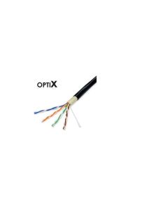 OPTIX UTP kabel OPTIX (drát) Cat5e Outdoor černý -40 - 70°C, bal.305m Double Jacket