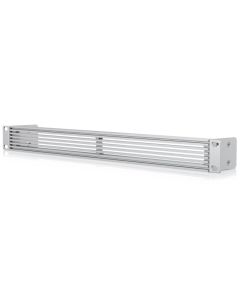 Ubiquiti Rack Mount Panel Vented 1U - Panel do rozvaděče 19" s ventilační mřížkou, stříbrný, 1U