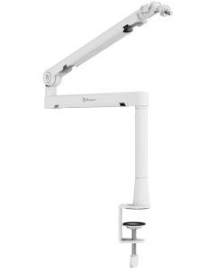 AROZZI držák na mikrofon BRACCIO Boom Arm/ nastavitelný/ univerzální/ bílý