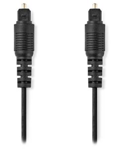 NEDIS optický audio kabel/ TosLink zástrčka - TosLink zástrčka/ černý/ bulk/ 3m