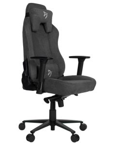 AROZZI herní židle VERNAZZA Soft Fabric Dark Grey/ povrch Elastron/ tmavošedá