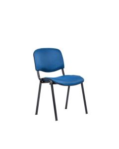 Konferenční židle ISO N modrá, kostra černá