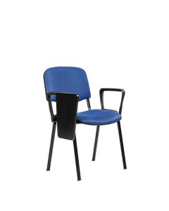 Konferenční židle ISO N se sklopným stolkem - modr