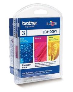Brother LC-1100HY sada inkoustů - magenta, yellow, cyan