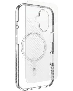 ZAGG Bundle Luxe SNAP PCR sklo 360 Apple iPhone 16 Plus Průhledný
