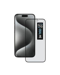 OBAL:ME Privacy 5D Tvrzené Sklo pro Apple iPhone 15 Pro Black