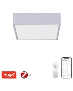 IMMAX NEO CANTO SLIM Smart stropní svítidlo 28x28x7cm 22W 1610lm, bílé Zigbee 3.0, TUYA