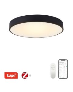 IMMAX NEO RONDATE SLIM SMART stropní svítidlo 60 x 7cm 53W černé Zigbee 3.0, TUYA