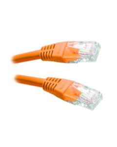 XtendLan Patch kabel Cat5e UTP 0,5m - oranžový