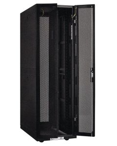 XtendLan 42U/600x1000 stojanový, černý, perforované dvoukřídlé dveře a záda