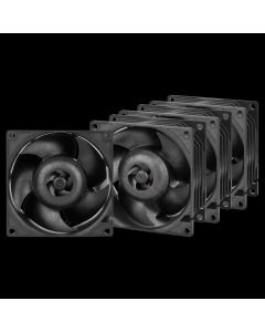 ARCTIC S8038-7K - 80mm Case Fan - dual ball bearing - max 7000 RPM - PWM regulated - Pack of 4 pcs