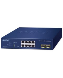 Planet GS-2210-8T2S WEBsmart L2 switch, 8x1Gb, 2x1Gb SFP, QoS