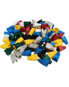 DATACOM ochrana pro plug RJ45 s výřezem černý