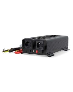 NEDIS měnič napětí/ čistá sinusoida/ 12 V DC/230 V AC 50 Hz/ 1000 W (2000 W špička)/ USB-A / USB-C/ 2x zásuvka typu E