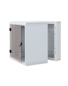 Triton 19" rozvaděč dvoudílný 9U/295mm, celoskleněné dveře