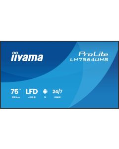 75" iiyama LH7564UHS-B1AG:VA, 4K UHD,Android,24/7